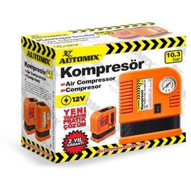 Resim Automix 300 Psı Turuncu Kompresör 10.3 Bar 