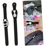 Resim 2 adet Ayarlanabilir Kayak Kayışı Tokalı, Dayanıklı Mikro-Ayarlı Toka Kayışı, Paten Ayakkabı Kayışı, Buz Pateni Enerji Kemeri, Temel Kayak Aksesuarları 