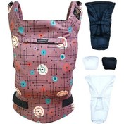 Resim Mamadusbaby Etnik 4 Yenidoğan Set Ergonomik Kanguru 