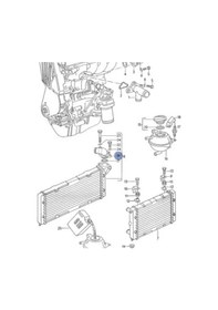 Resim Vw Roomster 1.2 1.4 Tsı 1.2 1.4 1.6 1.9 Tdı 06→ Su Flansı 