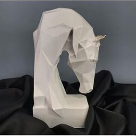 Resim At Başı Kitap Tutucu Biblo, Beyaz, Konsept Hediyelik 