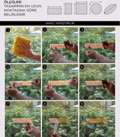 Resim MIGNATIS Engeli Arabası Ve Engelli Erkek Araba Işareti Sticker 45cm - Lacivert 