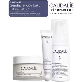 Resim Vinoperfect Leke Bakım Seti -7 Gündüz & Göz Kremi & Temizleme Peeling Köpük Orijinal Boy 