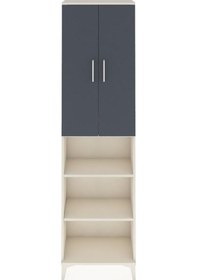 Resim Arges Dolap 3 Raflı 2 Kapaklı Tek Askılı 60x30x221 Aytaşı-ant... Aytaşı 