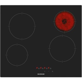 Resim Silverline BO6502B02 - VC5446B01 - 3457 SOHO - MW9018B01 Siyah Ankastre Set 