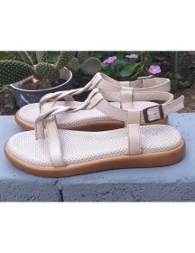 Resim Bags Shoes Bulldozer 221747 Kadın Hakiki Deri Parmak Arası Sandalet 