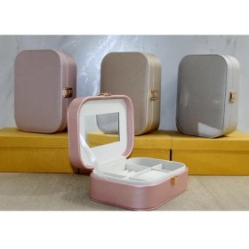 Resim Mena Rise Deri Kaplamalı Makyaj ve Takı Kutusu ALK3607 - Lisinya 