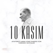 Resim PROMISEBACKDROP2 10 Kasım, ATATÜRK'Ü ANMA, Sevgiyle Anıyoruz, Okul Etkinlik, Fotoğraf Çekimi, Kumaş Arka Pano 150x200 