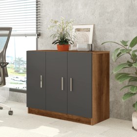 Resim Yurudesign Vario E Ofis Kapaklı Dolap Barok-Antrasit 