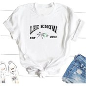 Resim Snapbuy Kaçak Çocuk Üyeleri Kpop Konser Tshirt Skz Bang Chan Changbin Grafik Teelavantakadın Lavanta 