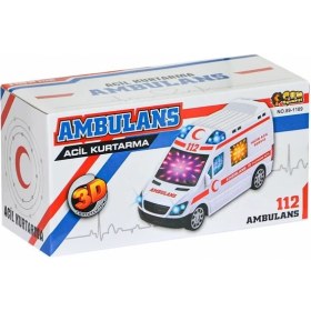 Resim 89-1189 Sesli ve Işıklı Ambulans -Can 