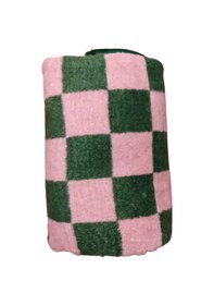 Resim Bekir Barış Tek Kişilik, Ekose Desenli, Peluş Genç Battaniyesi 