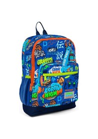 Resim Coral High Kids Saks Grafiti Desenli Okul Sırt Çantası 23767 