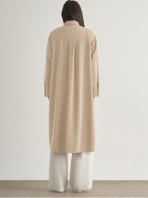 Resim Mizalle Ekru Kadın Rahat Tunik M2MZ1030210240 