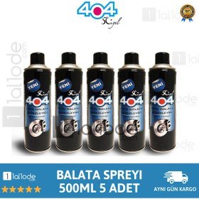 Resim 404 Balata Spreyi Genel Temizleme Sprey 500 Ml (5 Adet) 