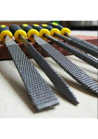 Resim Ağaç İşleme Dosyaları Hobi El Diy Klasörü Metal Dosyalama Düz Ahşap Oyma Araçları Mini Dosya Seti 