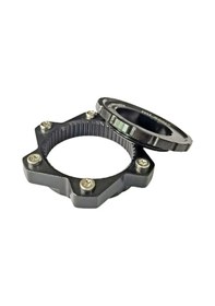 Resim Xindoker Alüminyum Mtb Yol Bisikleti Center Lock'dan 6-pin Disk Dönüştürücü Adaptörü Siyah Çok Renkli 