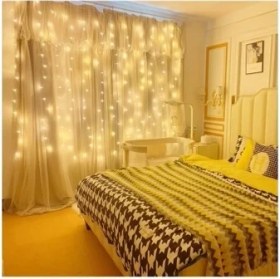 Resim 8 Fonksiyonlu Peri Perde Led Uzaktan Kumandalı Günışığı Perde Peri Led (3 mt x 3 mt) 