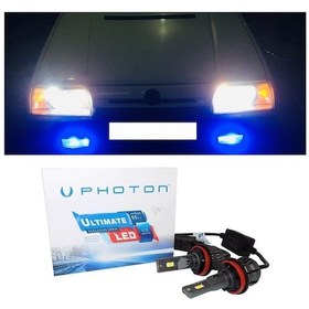 Resim Skoda Favorit Led Xenon Uzun+kısa Far Ampulü H4 Ultimate 9500 Lumens Yeni Seri Beyaz 