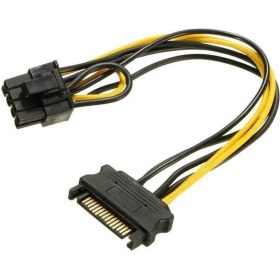 Resim YKA Sata To 8 Pin Pcı-E Ekran Kartı Güç Çevirici Kablo 