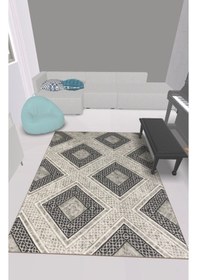 Resim Kabartmalı Keçeli Jel Kaymaz Taban Yıkanabilir Yumuşak Yüzey Halı Yolluk Üst Kalite Saçaklı Renkli 