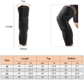 Resim Xindoker Spor Ameliyatlı Diz Koruyucu, Yorulmaz Malzeme, Basketbol Dağcılık İçin, Siyah, M Bedeni Siyah 