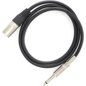 Resim Vkemall 0.5m Xlr Ana/mdi 6.35mm Trs Denge Mikrofon Kablosu - Metal Kasa, Altın Kaplama, Gürültü Engelleme, Sahne/ton Regülatörü İçin Diğer 