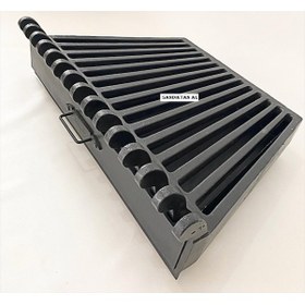 Resim Döküm Izgara Şömine Izgarası 70 Cm X 46 Cm.X 46 Cm 15 Li Izgara Çekmeceli 
