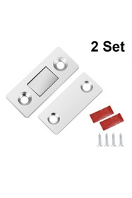 Resim RELATOS 4 Çift Çok Amaçlı Kapı Kapak Dolap Çekmece Mobilya Durdurucu Kapatıcı Mıknatıslar- 