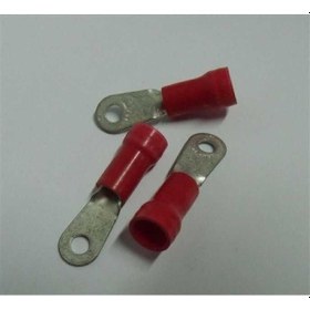 Resim İzoleli Kablo Pabucu 10 Mm M5 Delikli 50 Adet 