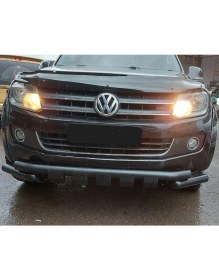 Resim Türkmen Volkswagen Amarok 2010-2016 Siyah Ön Koruma Glocity Model 