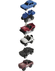 Resim Suntek 1/64 Araba Modeli W/geri Çekme Eylem Oyuncak Kahverengi Kahverengi 