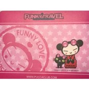 Resim Yaygan Funky Travel Lisanslı Mouse Pad Maus Pad 17x22cm 