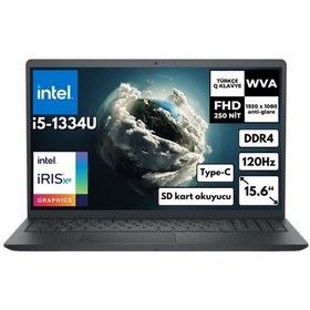 Resim Dell Inspiron 15 3530 I35303401U501 i5-1334U 16 GB 1 TB SSD 15.6" W11P Dizüstü Bilgisayar 