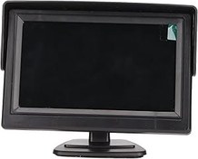 Resim Goshyda 4.3 İnç Arka Görünüm Araba Monitörü, 480x272 PX Çözünürlük 16:9 En Boy Oranı 180 Derece Ayarlanabilir Araba Ekran Fonksiyonu Araba Monitörü Araba, Kamyon, Pikap için 