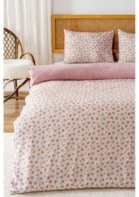 Resim Rivaistanbul Rossie Tek Kişilik Nevresim Takımı Pamuklu Pembe 