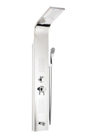 Resim Panel Duş Sistemi Sus 304 Parlak Krom Krom 