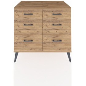 Resim Kronos Şifonyer 6 Çekmeceli 88x59x80 Aytaşı-çam Çam 