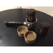 Resim 50mm Kahve Tamperi, Espresso Kahve Tamper Ve Kahve Ground, Tamper Ve Standı 