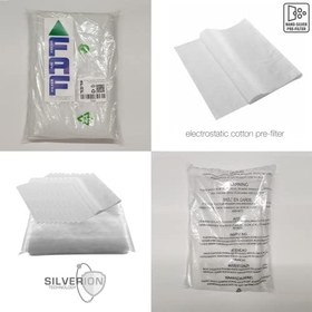 Resim Faf Fresh Air Filter 10 Adet Xiaomi Purifier 2H İle Uyumlu Filtre Üstüne Uyumlu Gümüş İyonlu Elektrostatik Toz Tutucu Ön Filtre 