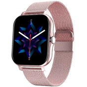 Resim Hombey GT20 Pembe Çelik Akıllı Saat (İthalatçı Garantili) 
