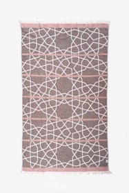 Resim Marrakech Jakarlı Peştemal Gül Kurusu, Taşıma Çantalı 