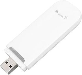 Resim Annadue 4G LTE USB Taşınabilir WiFi Yönlendirici, WiFi Hotspot Kablosuz Ağ Yönlendirici, Tak Ve çalıştır, SIM Kart Yuvası, 10 Kullanıcıya Kadar WiFi Paylaşımı (WHITE) 