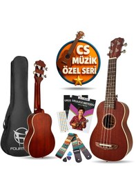 Resim Fourtune Sydra Uks-21mn Soprano Ukulele Maun Hakiki Ağaç Soprano 