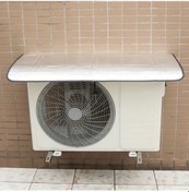 Resim Chuangyinshop Gümüş Rengi 1/2 Parça Klima Koruma Kılıfı, Yağmur Ve Güneş Korumalı Dış Ünite Kılıfı 