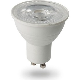 Resim 7w/6500k Gu10 Mercekli Led Çanak Ampul Beyaz-12adet Noas 