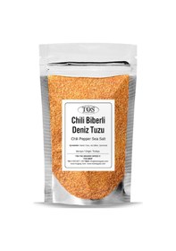 Resim Tos The Organic Spices Chili Biberli Deniz Tuzu 1 KG Chili Pepper Sea Salt 