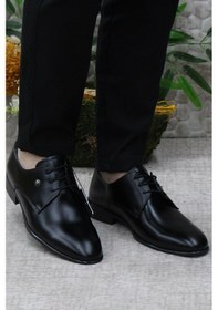 Resim Pierre Cardin 7030-1 Siyah Açma Damat Ayakkabısı Takım Ayakkabısı Erkek Klasik Ayakkabı Siyah 