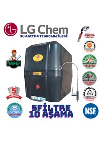 Resim Lg Chem Cool Siyh Montaj Dahil 8lt 5fl 10 Aşama Su Arıtma Cihazı 
