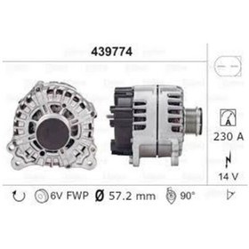 Resim Valeo 439774 Alternatör Porsche Cayenne 3.0d 13 13 059903023l 